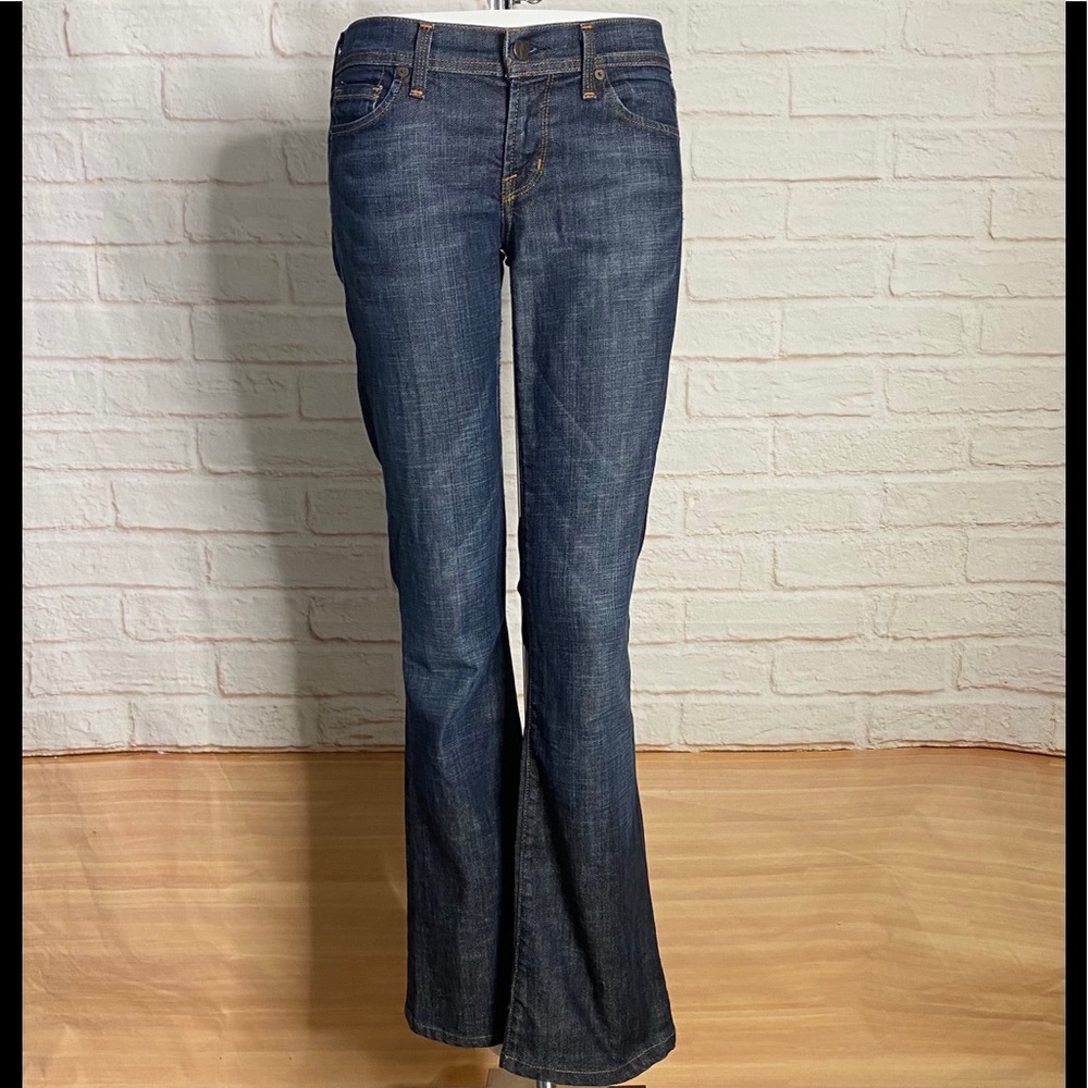 City of Humanity low waist flare jeans size 27